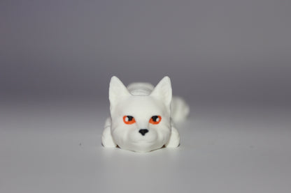 Cat (White with Orange Eyes)